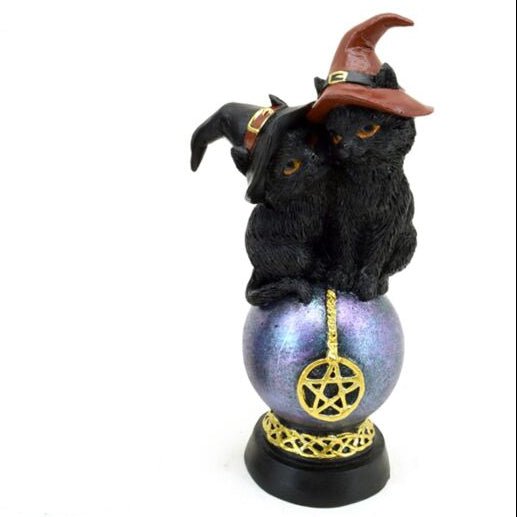 Witches Black Cats Iridescent Pentagram Orb

Sold separately. Please make a note in your cart to advise which number image you would like.&nbsp;

Height 14.5cm Width 9cm Depth 5.5cm

1st Stop, Marshall's Health Shop, Gift Shop!

SKU: CAT206