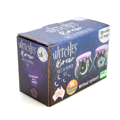 Witches' Brew Cauldron Salt & Pepper Set - MarshallsHealthShop