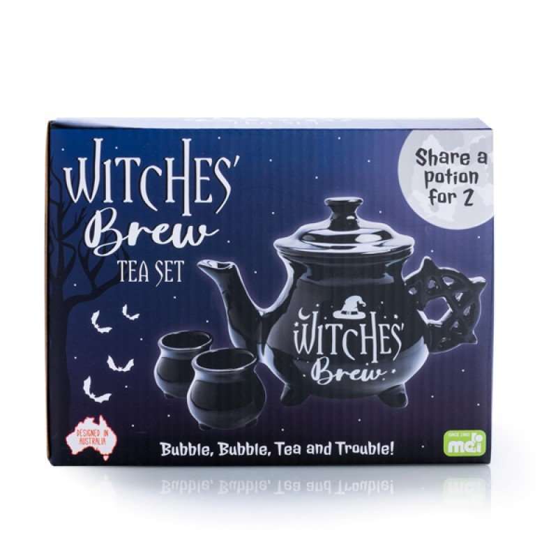 Witches' Brew Cauldron Tea Set - MarshallsHealthShop