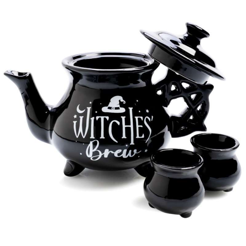 Witches' Brew Cauldron Tea Set - MarshallsHealthShop
