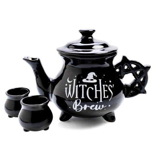 Witches' Brew Cauldron Tea Set - MarshallsHealthShop