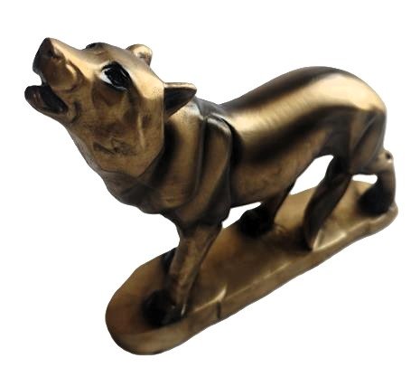 Wolf Howling Bronze# - 1st Stop Marshall's Health Shop, Gift Shop! - Heath and Natural Therapy New Brighton Christchurch - Naturopath#