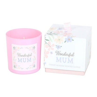 Wonderful Mum Cherry Blossom Candle - MarshallsHealthShop