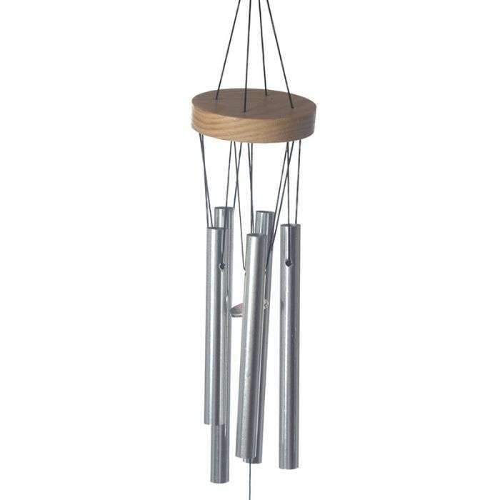 Wooden Wind Chime Metal Tubes 37cm - 1st Stop Marshall's Health Shop, Gift Shop! - Heath and Natural Therapy New Brighton Christchurch - Naturopath