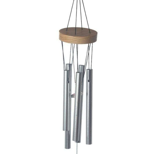 Wooden Wind Chime Metal Tubes 37cm - 1st Stop Marshall's Health Shop, Gift Shop! - Heath and Natural Therapy New Brighton Christchurch - Naturopath
