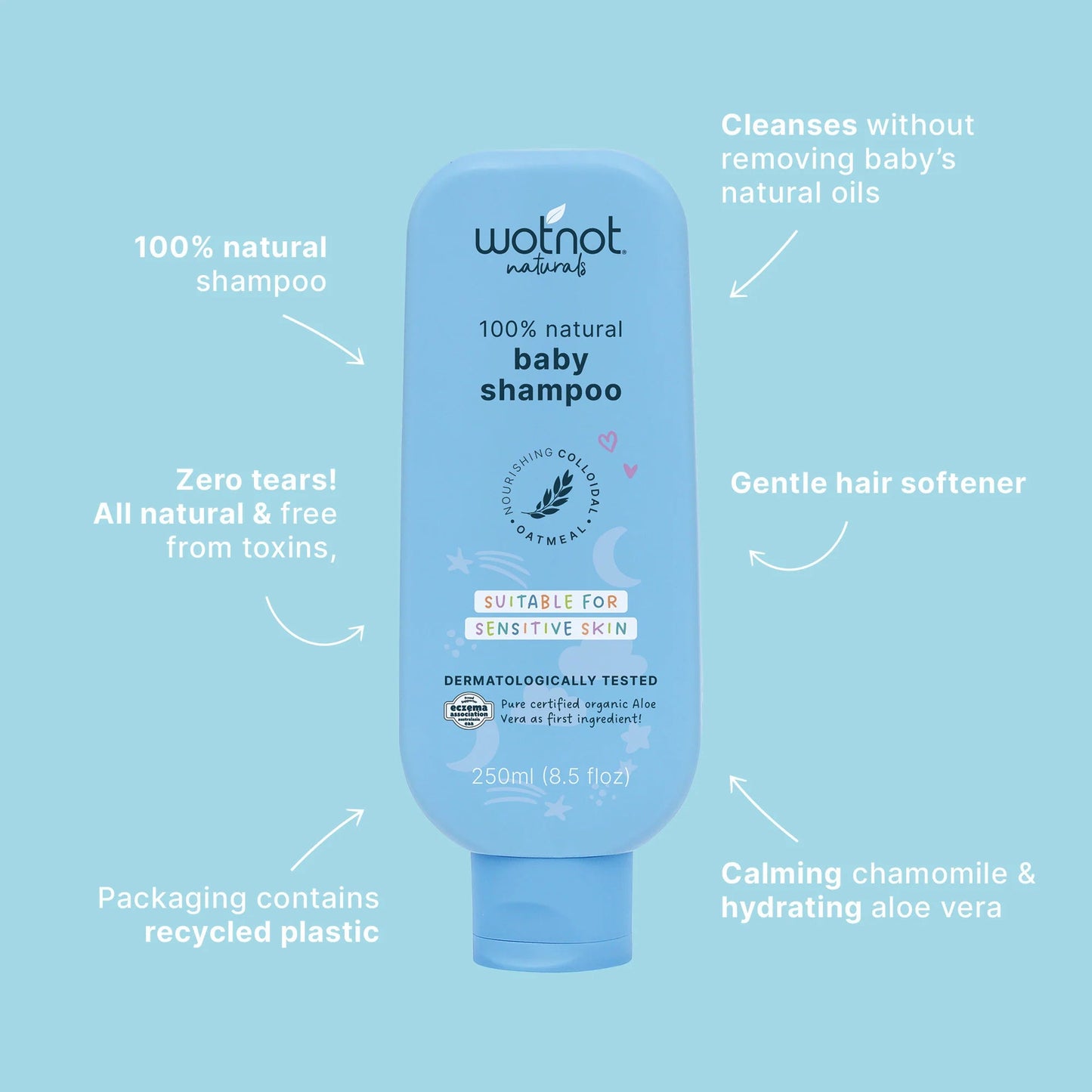 Wotnot 100% Natural Baby Shampoo - MarshallsHealthShop