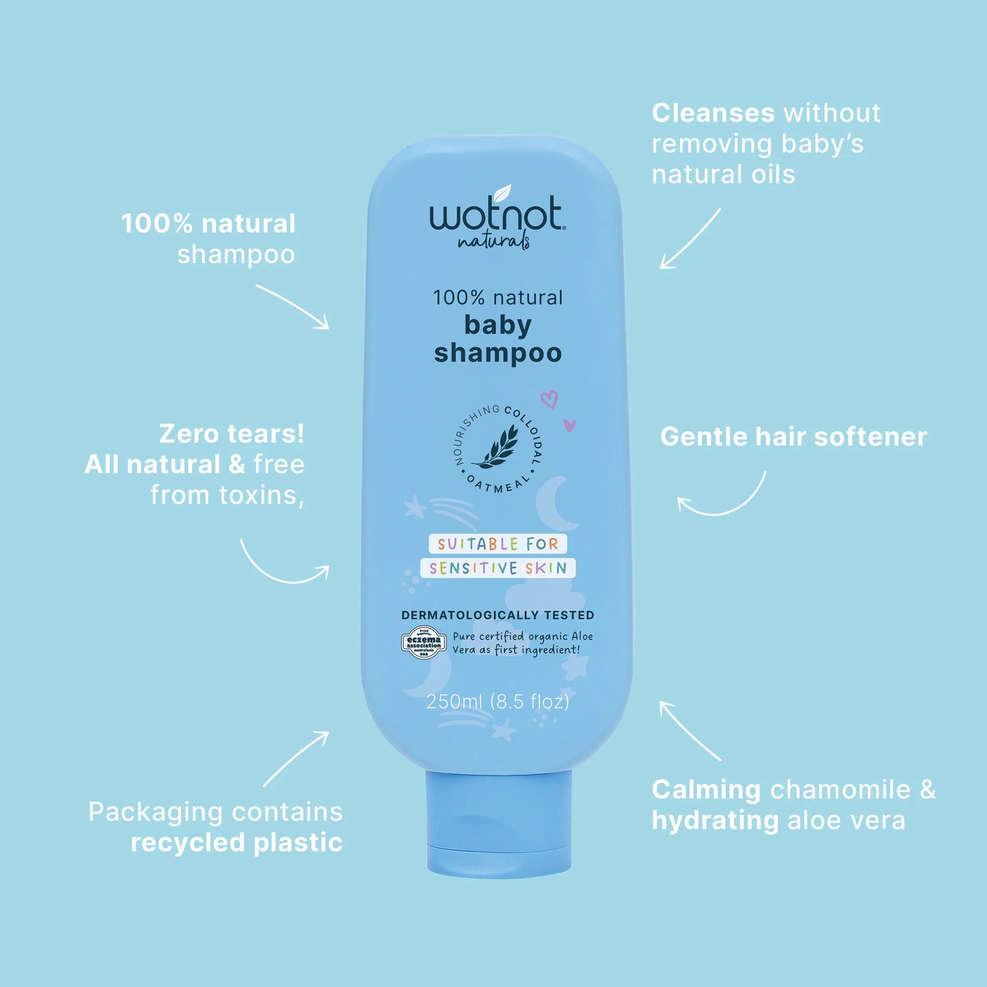Wotnot 100% Natural Baby Shampoo - MarshallsHealthShop