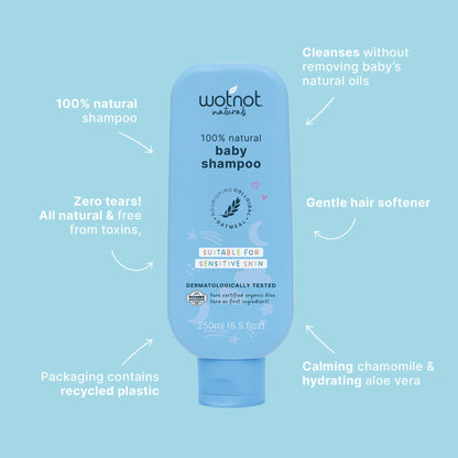 Wotnot 100% Natural Baby Shampoo - MarshallsHealthShop
