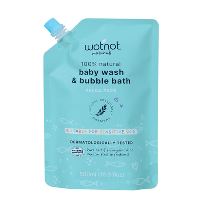 Wotnot 100% Natural Baby Wash & Bubble Bath - MarshallsHealthShop