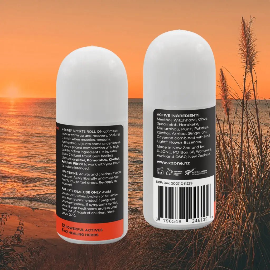 X - ZONE Sports Muscle Roll On 55ml - 1st Stop Marshall's Health Shop, Gift Shop! - Heath and Natural Therapy New Brighton Christchurch - Naturopath