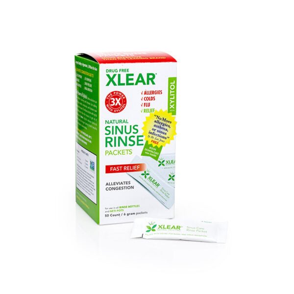 Xlear Xylitol & Saline Sinus Care Refill Solution 50 Packets - MarshallsHealthShop