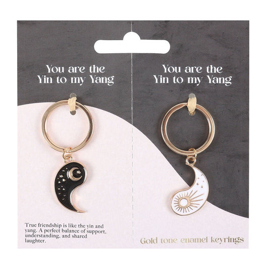 Yin Yang Best Friend Keyrings (2) - MarshallsHealthShop