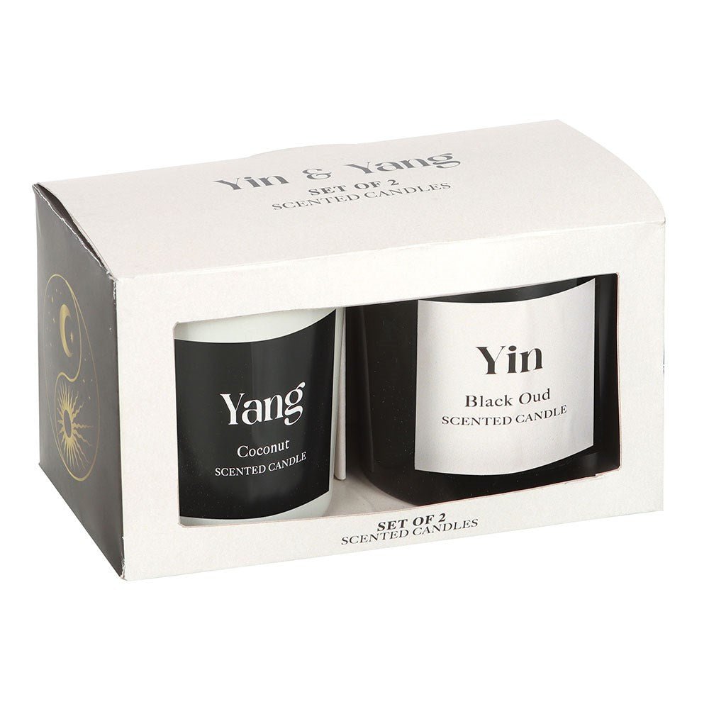 Yin Yang Black Oud & Coconut Candles - MarshallsHealthShop