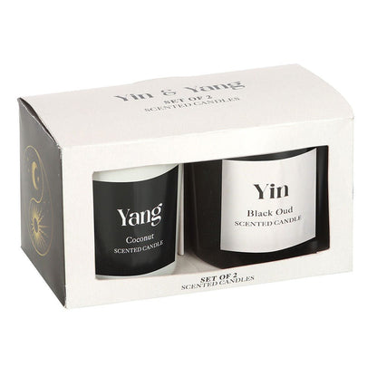 Yin Yang Black Oud & Coconut Candles - MarshallsHealthShop