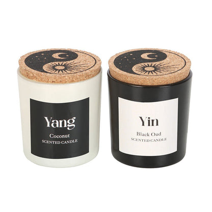 Yin Yang Black Oud & Coconut Candles - MarshallsHealthShop