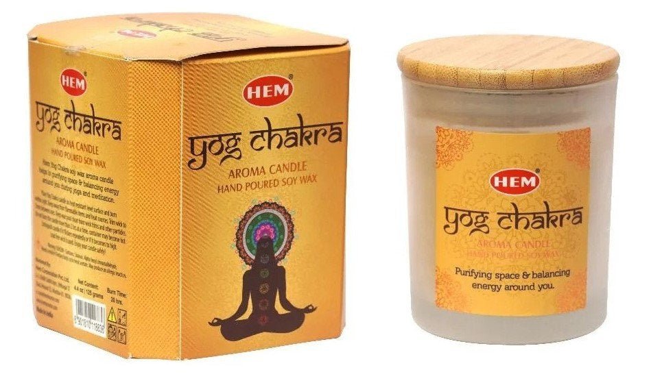 Yog Chakra Soy Candle - MarshallsHealthShop