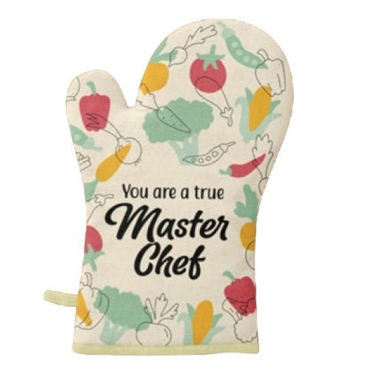 You are a True Masterchef Oven Glove - MarshallsHealthShop