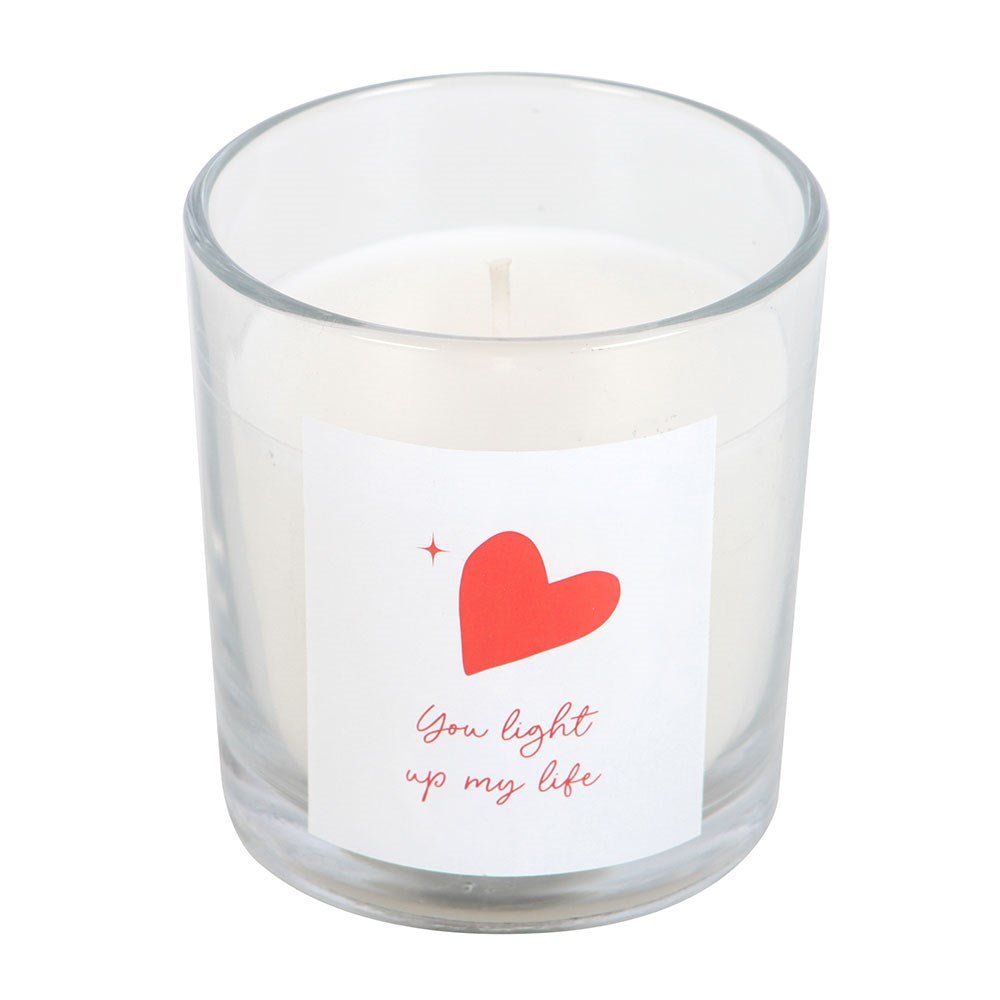 You Light Up My Life Strawberry Candle - MarshallsHealthShop
