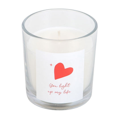 You Light Up My Life Strawberry Candle - MarshallsHealthShop