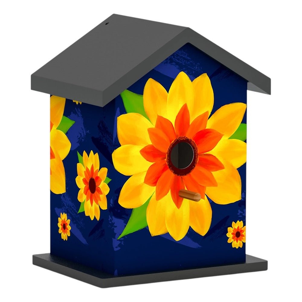 Zest Bird House Sunflower - 1st Stop Marshall's Health Shop, Gift Shop! - Heath and Natural Therapy New Brighton Christchurch - Naturopath