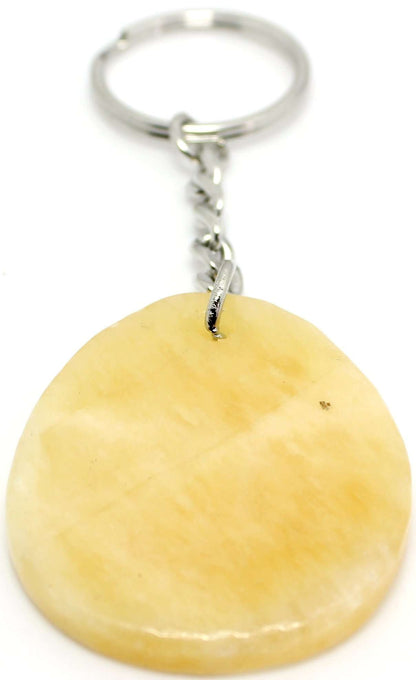 Zodiac Keyring Orange Calcite Cancer - MarshallsHealthShop