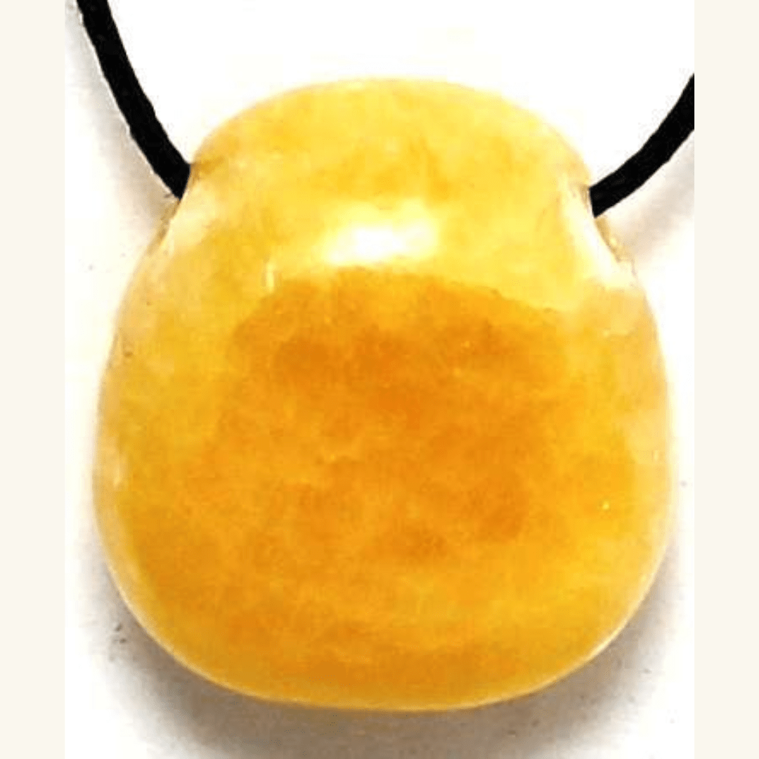 Zodiac Pendant Orange Calcite Cancer - MarshallsHealthShop