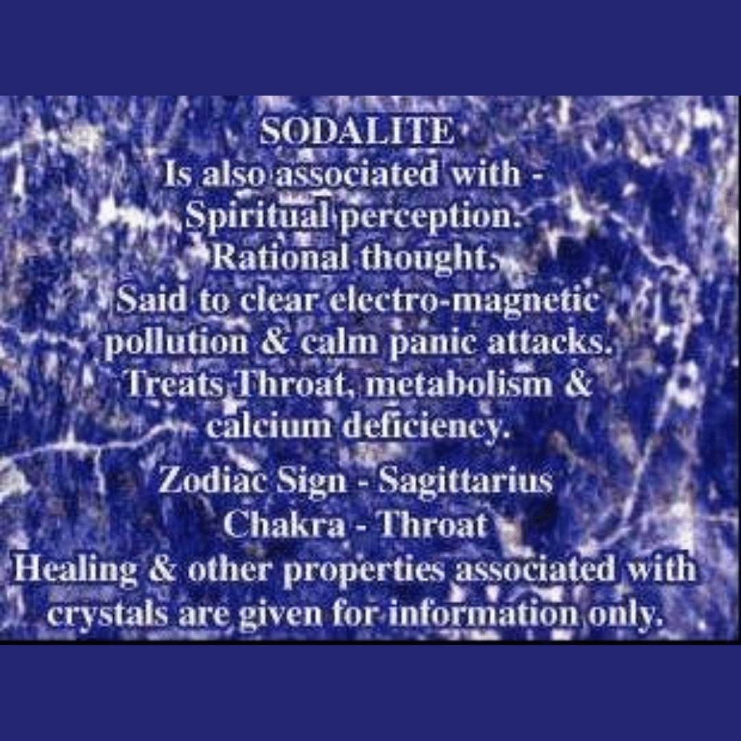 Zodiac Pendant Sodalite Sagitarius - 1st Stop Marshall's Health Shop, Gift Shop! - Heath and Natural Therapy New Brighton Christchurch - Naturopath