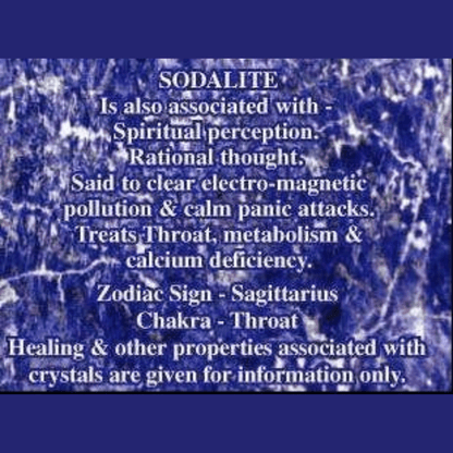 Zodiac Pendant Sodalite Sagitarius - 1st Stop Marshall's Health Shop, Gift Shop! - Heath and Natural Therapy New Brighton Christchurch - Naturopath
