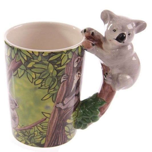 Zooniverse Koala Ceramic Shaped Handle Mug - 1st Stop Marshall's Health Shop, Gift Shop! - Heath and Natural Therapy New Brighton Christchurch - Naturopath