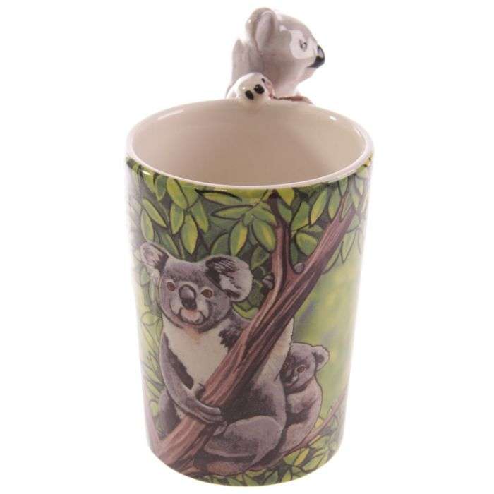 Zooniverse Koala Ceramic Shaped Handle Mug - 1st Stop Marshall's Health Shop, Gift Shop! - Heath and Natural Therapy New Brighton Christchurch - Naturopath