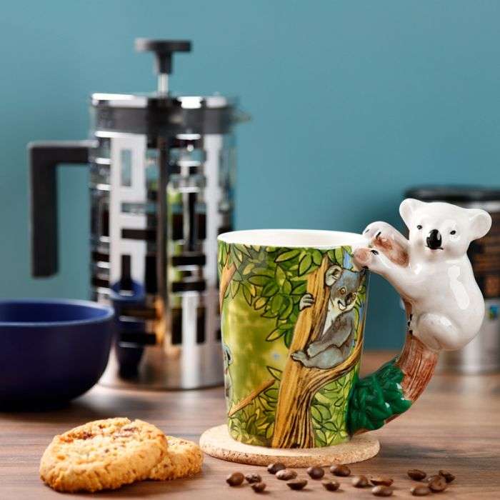 Zooniverse Koala Ceramic Shaped Handle Mug - 1st Stop Marshall's Health Shop, Gift Shop! - Heath and Natural Therapy New Brighton Christchurch - Naturopath