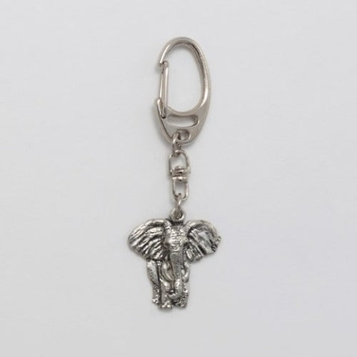 Salisbury Elephant Small Keyring Elephant small keyring, handcrafted in England using lead-free pewter