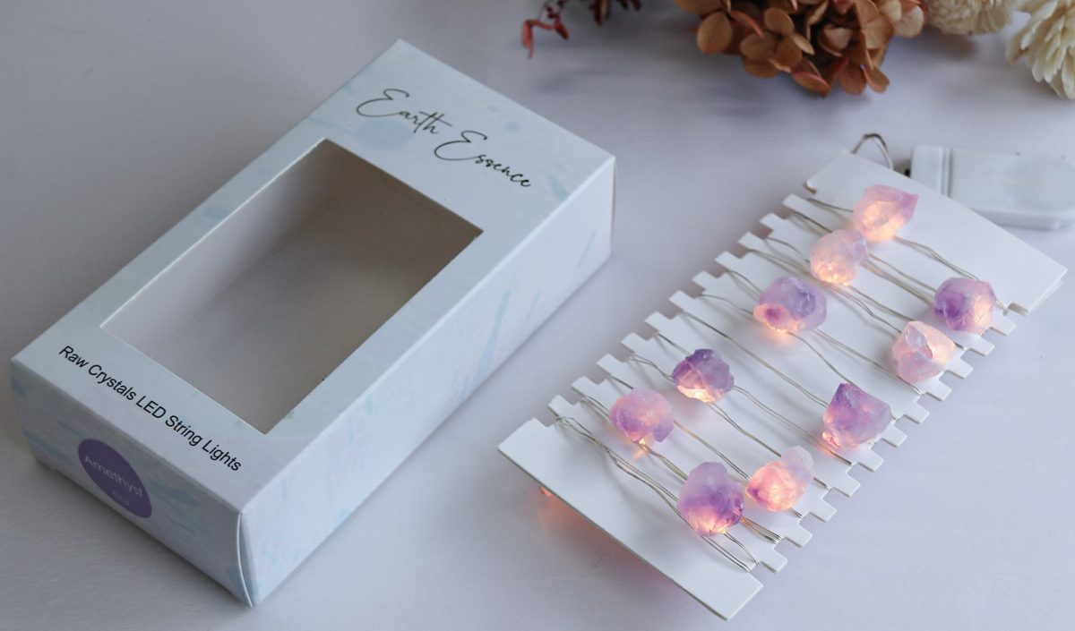 Crystal Fairy Lights Amethyst