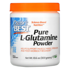 Doctor's Best L-Glutamine Powder contains Glutamine, an amino acid that is a building block of protein. Glutamine is most commonly used to support muscle growth, skeletal muscles and athletic endurance. Supplementing with L-Glutamine allows the body the much-needed amino acids to increase muscle hydration. 
