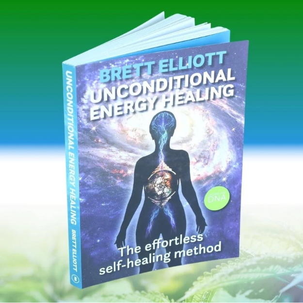 Brett Elliott Energy Healing Book Over 200 pages, glossy, full colour. If you’re ready to discover your true healing potential then this book is definitely for you!  Unlock Your Deepest Healing Power with Unconditional Energy Healing