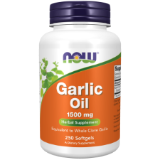 NOW Foods Garlic Oil 1500mg 250 Softgels 1st Stop, Marshall's Health Shop!  NOW® Garlic Oil delivers the natural nutrient profile found in Genuine Whole Foods.  NOW®'s Garlic Oil is extracted and concentrated from the bulb of Allium sativum. It is equivalent to a whole garlic clove with no added fillers. Garlic abounds with naturally occurring sulfur compounds, amino acids and trace minerals.