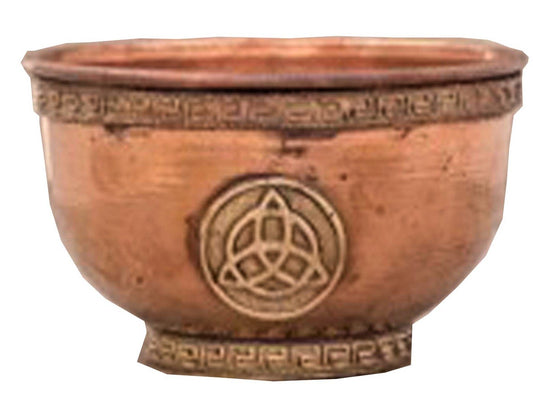 Copper Offering Bowl Triquetra - COB1