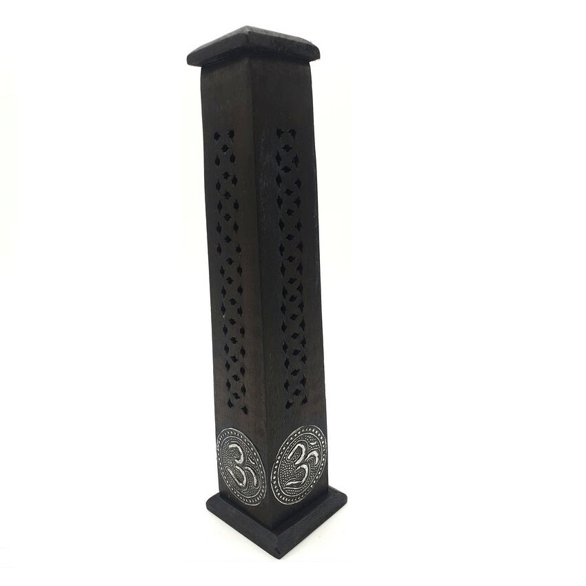 OM Incense Tower Black 12 inch