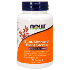 NOW Foods Beta-Sitosterol Plant Sterols 90 Soft Gels 1st Stop, Marshall's Health Shop!  What is Beta-Sitosterol Plant sterols?  CardioAid®-S Plant Sterol Esters is a combination of the ester forms of beta-sitosterol, campesterol, and stigmasterol. Plant sterols are plant-derived compounds that are structurally similar to cholesterol so that they help to limit the absorption of cholesterol from the digestive tract.