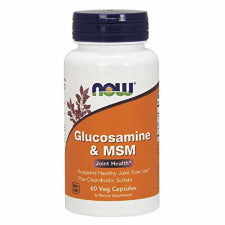 NOW Glucosamine & MSM 60 Veg Caps What is Glucosamine & MSM?  NOW® Glucosamine & MSM with Chondroitin Sulfate combines three well-known joint support ingredients. Glucosamine is an essential building block for the formation of glycosaminoglycans (GAGs) and proteoglycans, the main components of cartilage tissue.