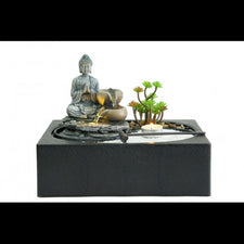 Water Feature Zen Garden Meditating Buddha WF77