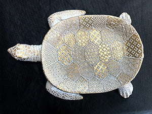 Kaku Turtle Plate (Large) Size: 29×21.5×6.4 cm  SKU:815-60070