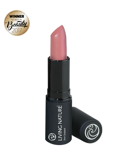 LIVING NATURE LIPSTICK - LAUGHTER Embrace fun and joy when wearing Living Nature’s certified natural Laughter lipstick, a soft vintage pink perfect for everyday wear. Formulated with the highest quality, all natural ingredients, Laughter hydrates and rejuvenates lips while providing long-lasting luscious colour.