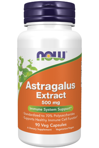 NOW Astragalus Extract 500mg 90 Veg Caps. What is Astragalus?  For more than 2000 years, Chinese herbalists have valued Astragalus for its adaptogenic properties, as well as for its ability to tonify the body's "vital force" known as the Qi.  More recently, Astragulus has been found to support healthy immune function through numerous mechanisms. Non-clinical studies using Astragalus have demonstrated it can support the healthy production of and activity of specialized white blood cells