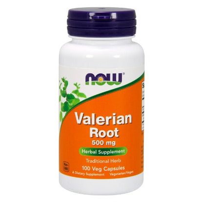 NOW Valerian Root 500mg 100 Veg Caps What is Valerian Root?  Valerian Root has been an herbal favourite in many cultures for centuries. The flowering plant is native to Asia and Europe and its use dates back to Greek and Roman Empires.  It was used by Hippocrates to treat a variety of health conditions including insomnia, anxiety, headaches.
