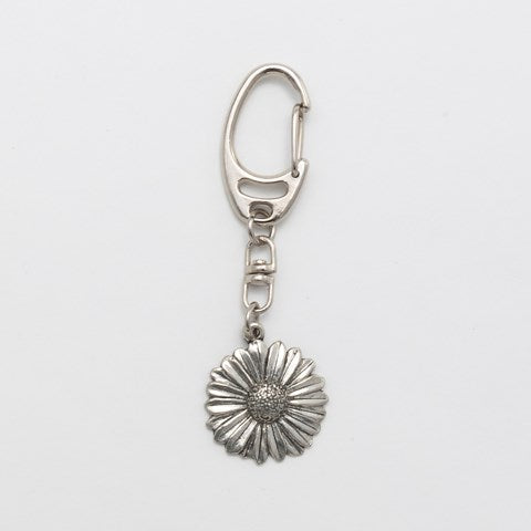 Salisbury Daisy Small Keyring Daisy small keyring, handcrafted in England using lead-free pewter