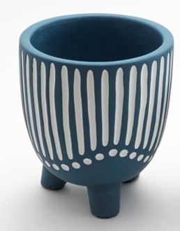 Salisbury Navy Striped Planter (GC218)