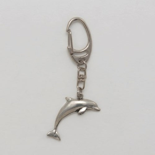 Salisbury Dolphin Small Keyring Dolphin small keyring, handcrafted in England using lead-free pewter