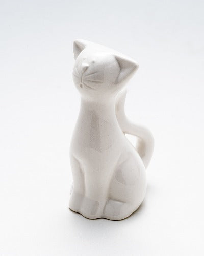 Salisbury Cat Mini White Ceramic Cat mini white 8 cm ceramic