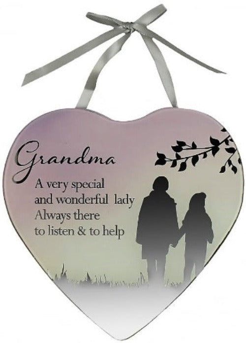 Reflections Of The Heart Mirror Plaque Grandma A very special and wonderful lady. Always there to listen & to help  Size: H 18cm x W 20cm  SKU: 61414